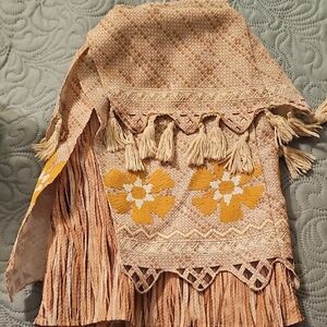 Disney Store Kids Girls Moana Skirt Custom Beige/Tan Cream Yellow